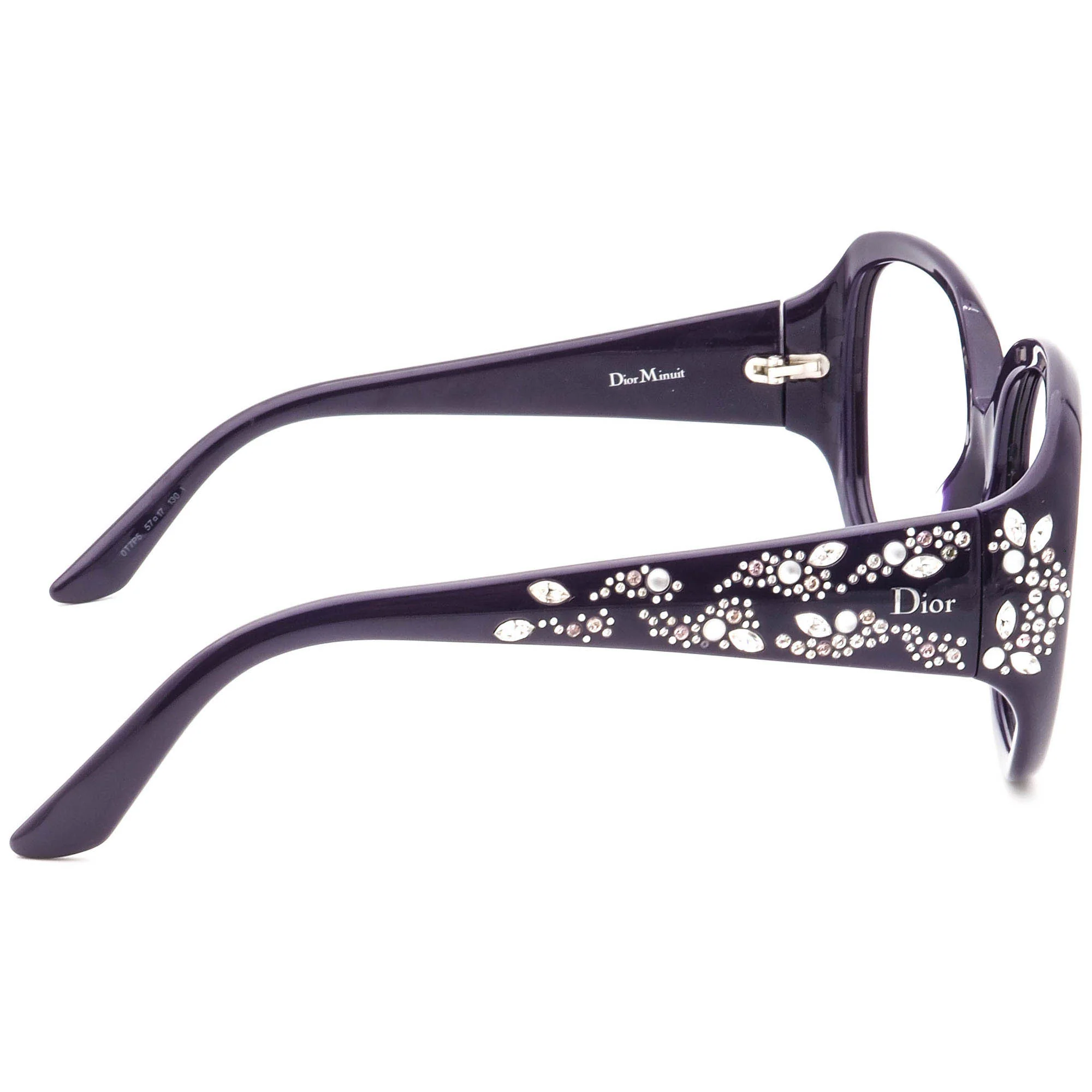 Christian Dior Minuit 0T7P5 with Crystals 57□17 130 - Image 4